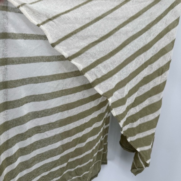 New Italy One Size Shawl Wrap cotton blend Stripe lightweight Topper NEW - Picture 4 of 4